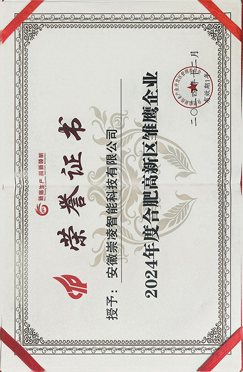 雏鹰企业证书